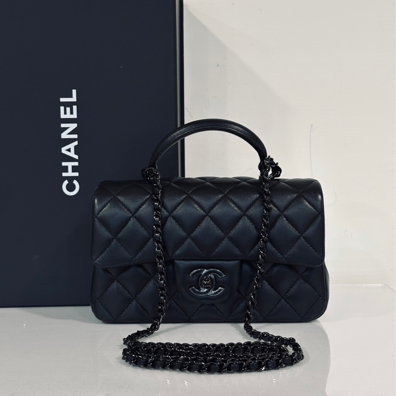 Chanel 手柄Coco20 SoBlack芯片款 #99新帶膜 #超稀有全網唯一 #配件齊全🉑送禮-22