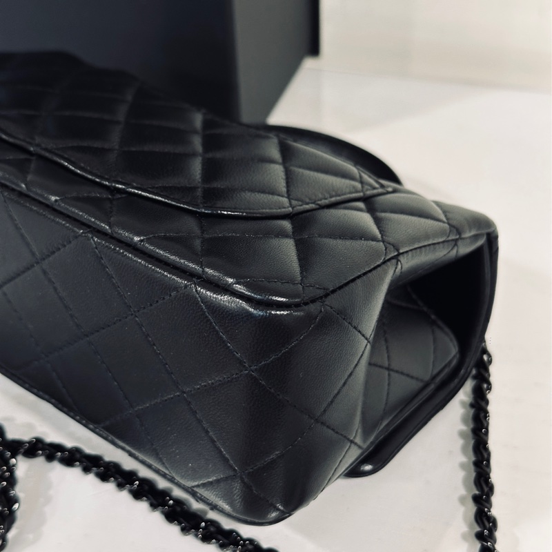 Chanel 手柄Coco20 SoBlack芯片款 #99新帶膜 #超稀有全網唯一 #配件齊全🉑送禮-33