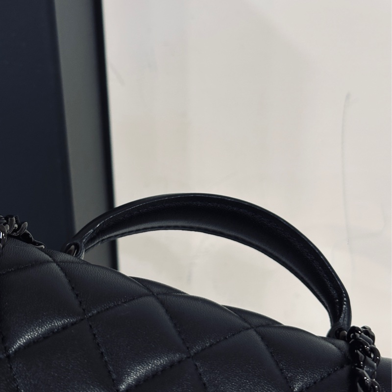 Chanel 手柄Coco20 SoBlack芯片款 #99新帶膜 #超稀有全網唯一 #配件齊全🉑送禮-37