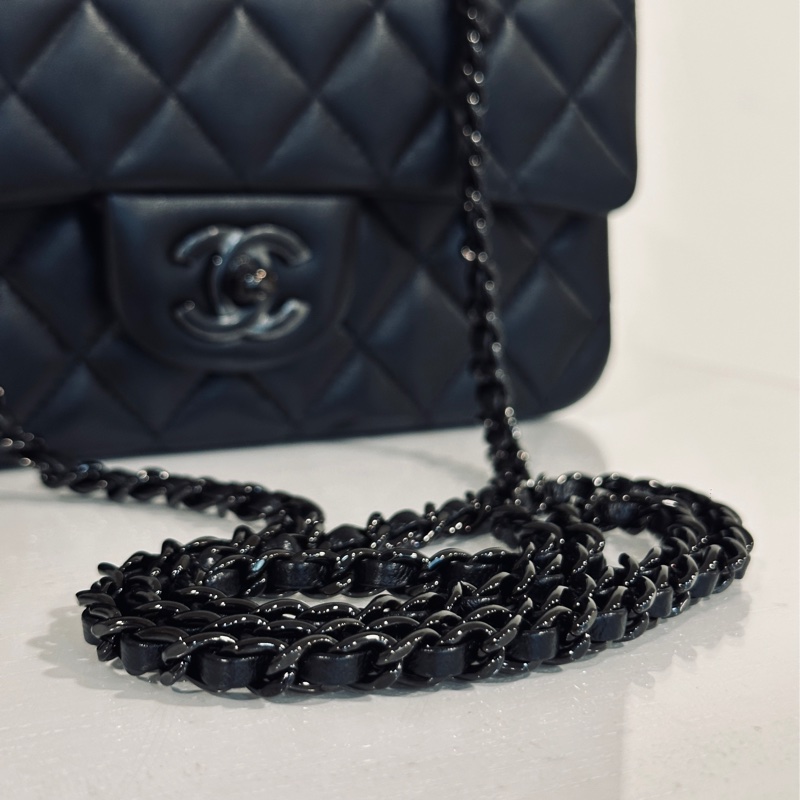 Chanel 手柄Coco20 SoBlack芯片款 #99新帶膜 #超稀有全網唯一 #配件齊全🉑送禮-38