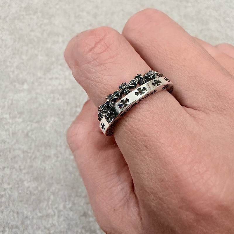 Chrome Hearts tiny e 戒指 8號-2