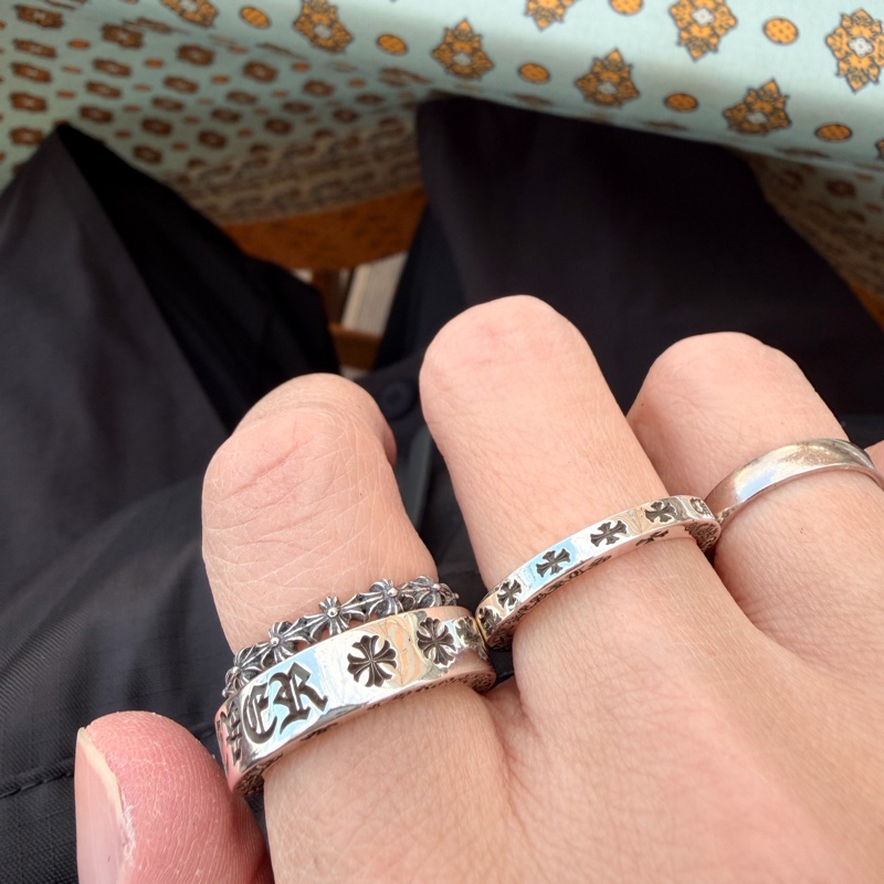 Chrome Hearts tiny e 戒指 8號-3