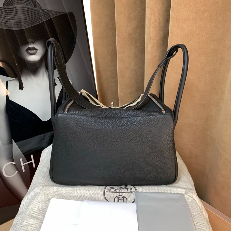 Hermes Lindy26 黑銀-1