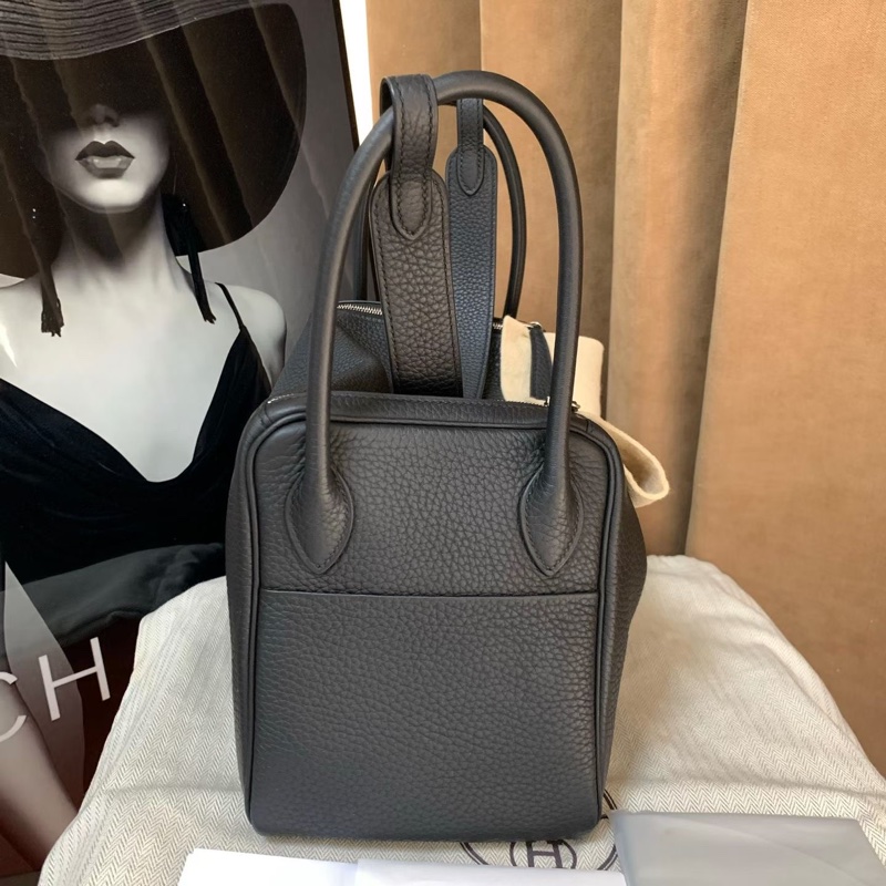 Hermes Lindy26 黑銀-3