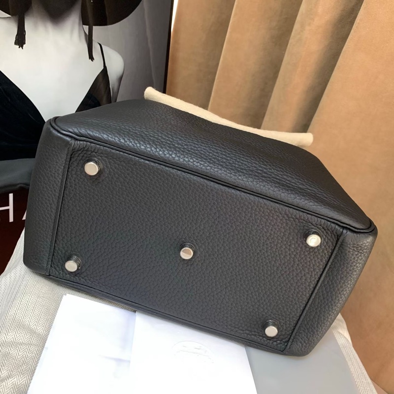 Hermes Lindy26 黑銀-4