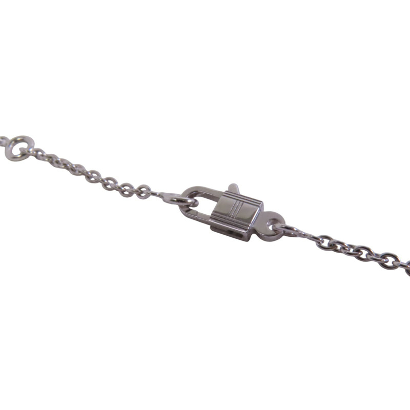 HERMES 18K白金Constance Diamond Pendant鑽石項鏈-5