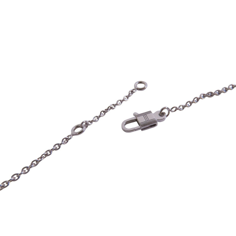 HERMES 18K白金Constance Diamond Pendant鑽石項鏈-7