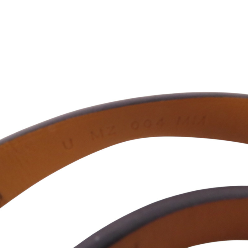 HERMES Swift皮革Kelly Double Tour Bracelet金扣手鐲-5
