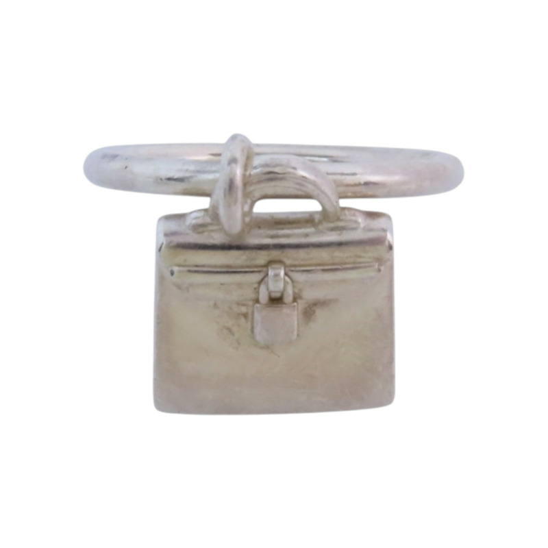 HERMES 925純銀Amulettes Kelly Ring戒指#54/US#6.5-1