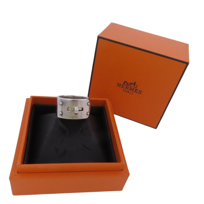 HERMES 925純銀Kelly Ring戒指#56/US#7.5-7