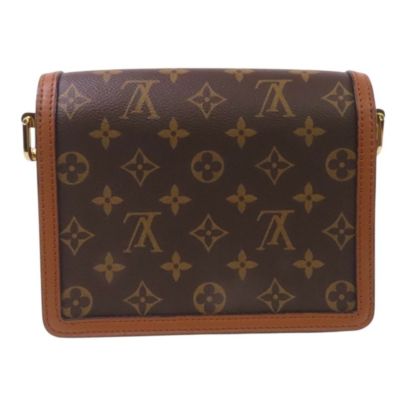 LOUIS VUITTON Monogram Reverse Mini Dauphine金扣肩背袋-1