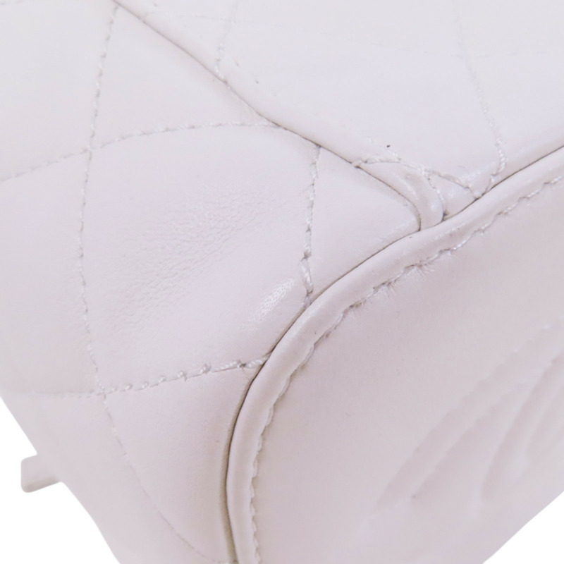 CHANEL 牛皮皮革Vanity Bag金扣鏈帶肩背袋-12