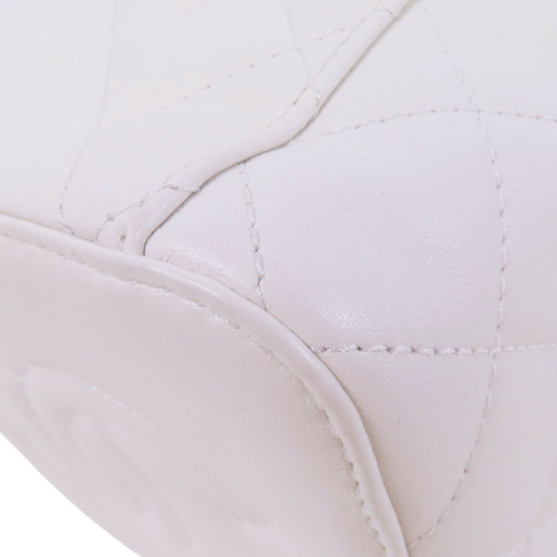CHANEL 牛皮皮革Vanity Bag金扣鏈帶肩背袋-13