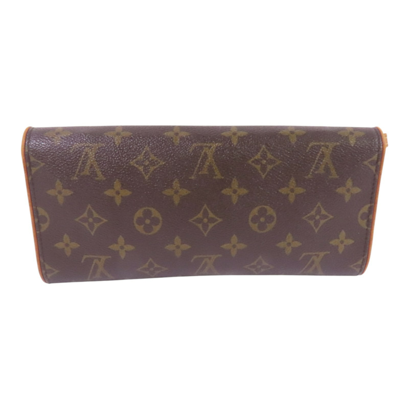 LOUIS VUITTON Monogram Pochette Twin GM金扣肩背袋-1