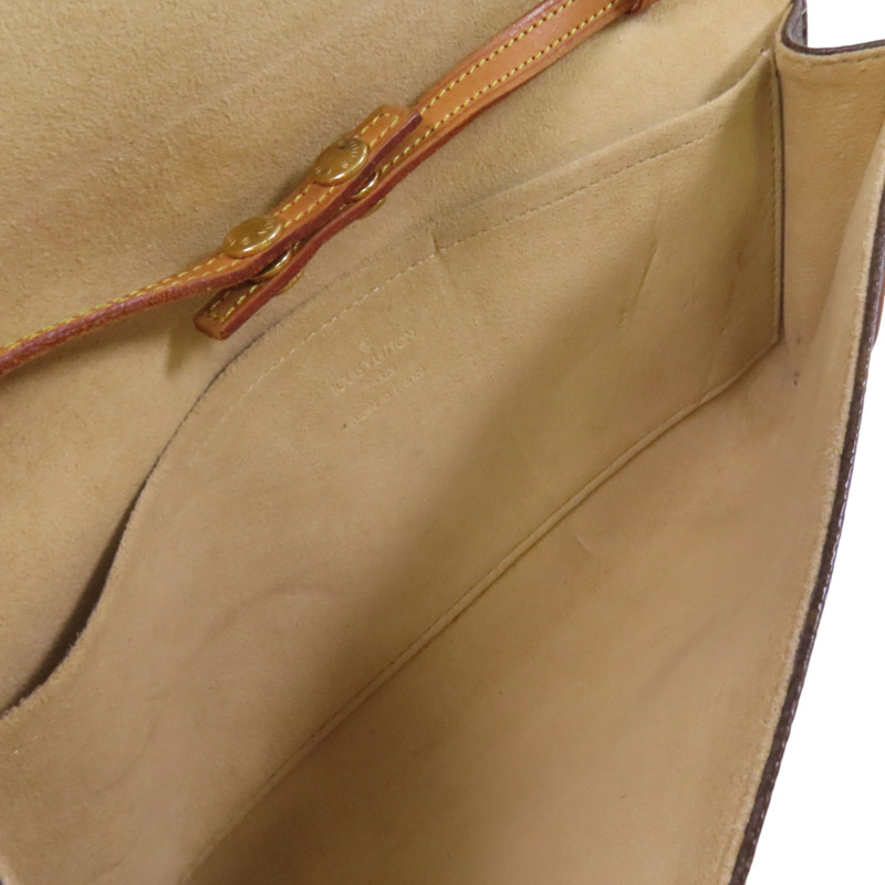 LOUIS VUITTON Monogram Pochette Twin GM金扣肩背袋-4