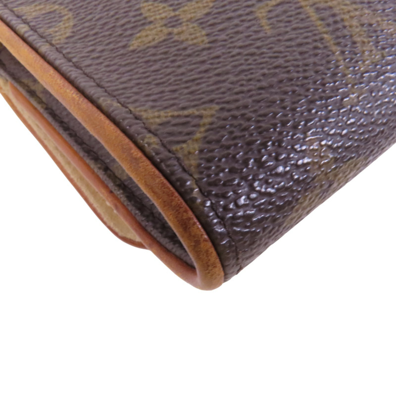LOUIS VUITTON Monogram Pochette Twin GM金扣肩背袋-11