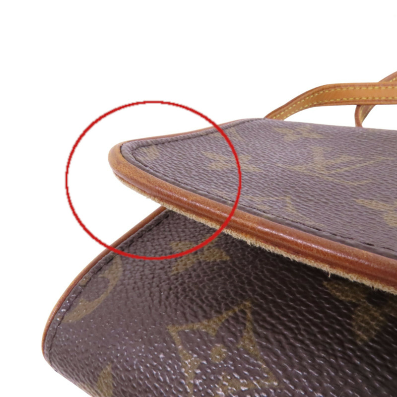 LOUIS VUITTON Monogram Pochette Twin GM金扣肩背袋-14