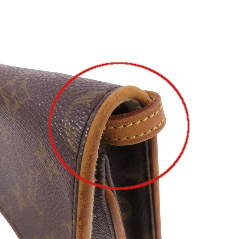 LOUIS VUITTON Monogram Pochette Twin GM金扣肩背袋-16