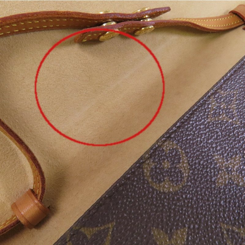LOUIS VUITTON Monogram Pochette Twin GM金扣肩背袋-21