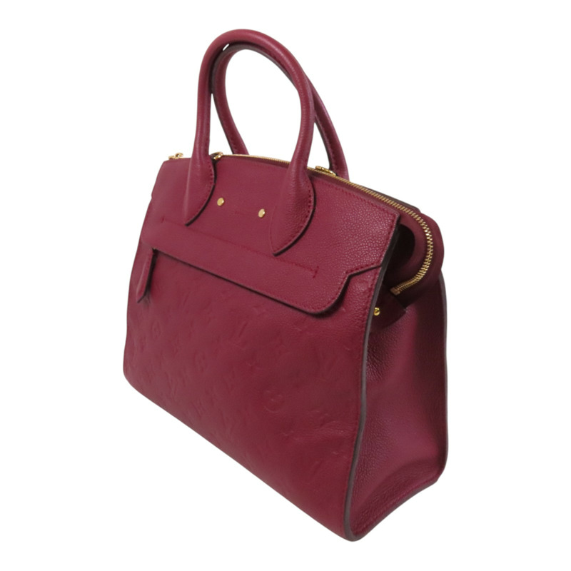 LOUIS VUITTON Monogram Empreinte Pont Neu金扣手挽袋-2