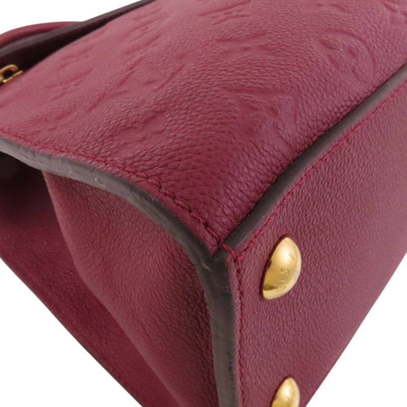 LOUIS VUITTON Monogram Empreinte Pont Neu金扣手挽袋-10
