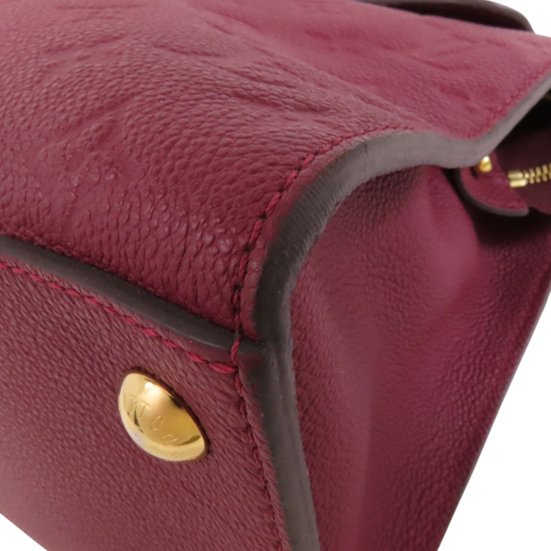 LOUIS VUITTON Monogram Empreinte Pont Neu金扣手挽袋-11