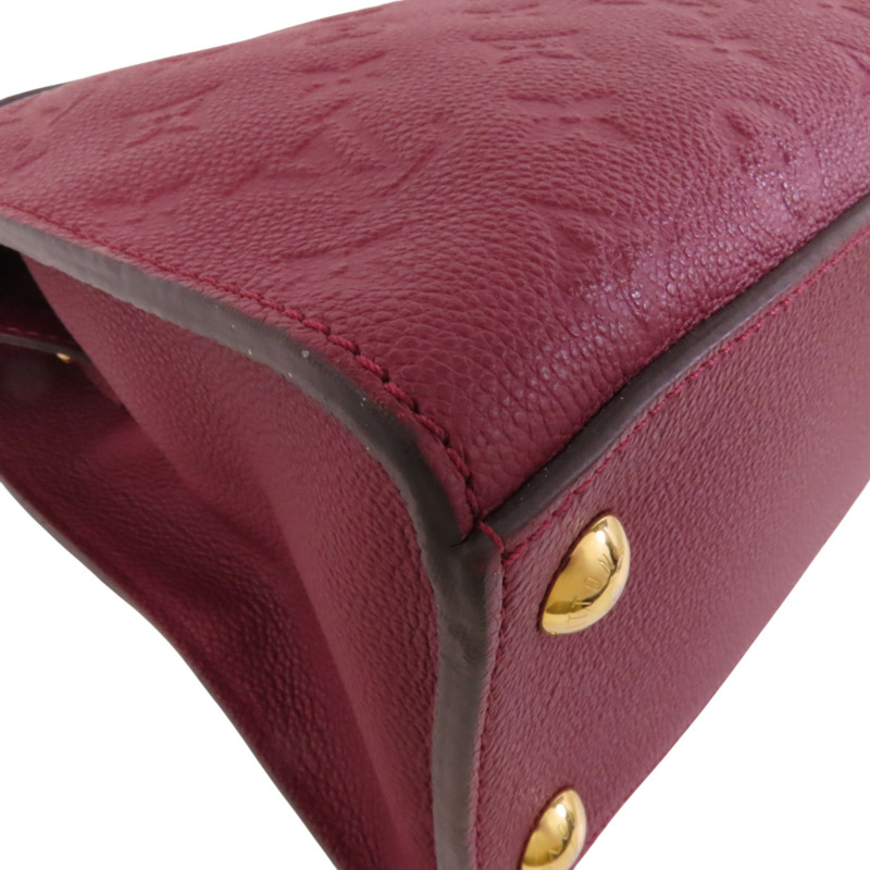 LOUIS VUITTON Monogram Empreinte Pont Neu金扣手挽袋-12