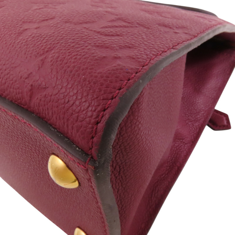 LOUIS VUITTON Monogram Empreinte Pont Neu金扣手挽袋-13