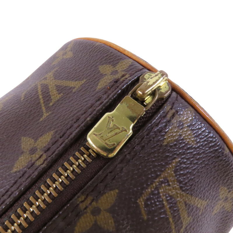 LOUIS VUITTON Monogram Papillon GM金扣手挽袋-8