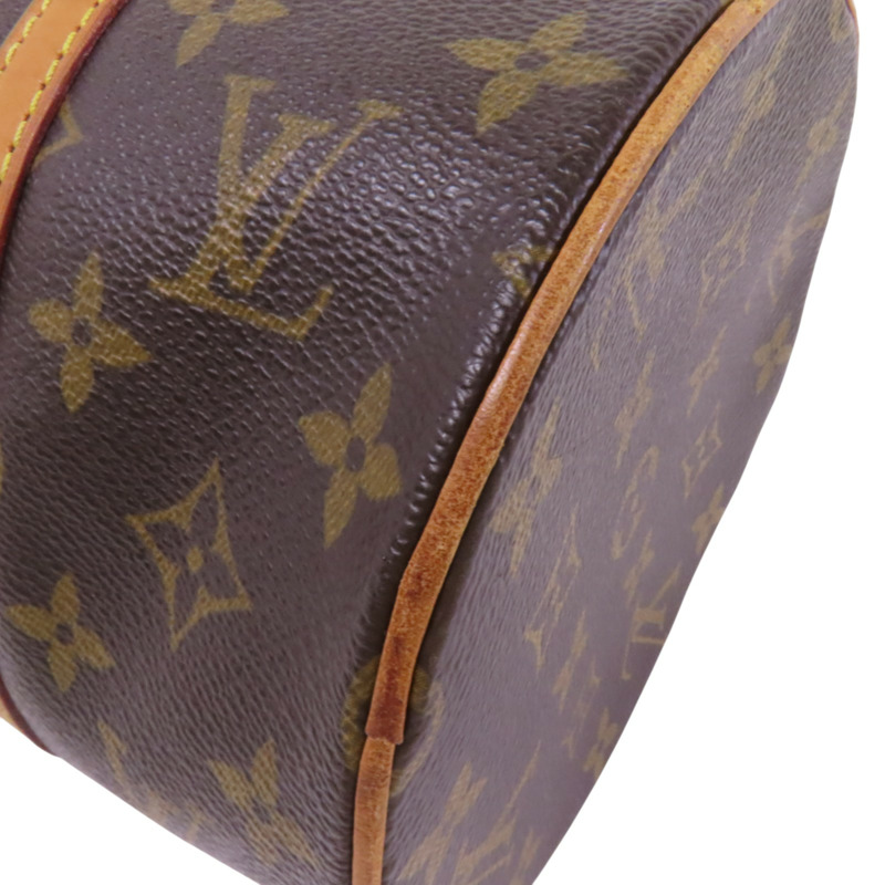 LOUIS VUITTON Monogram Papillon GM金扣手挽袋-10