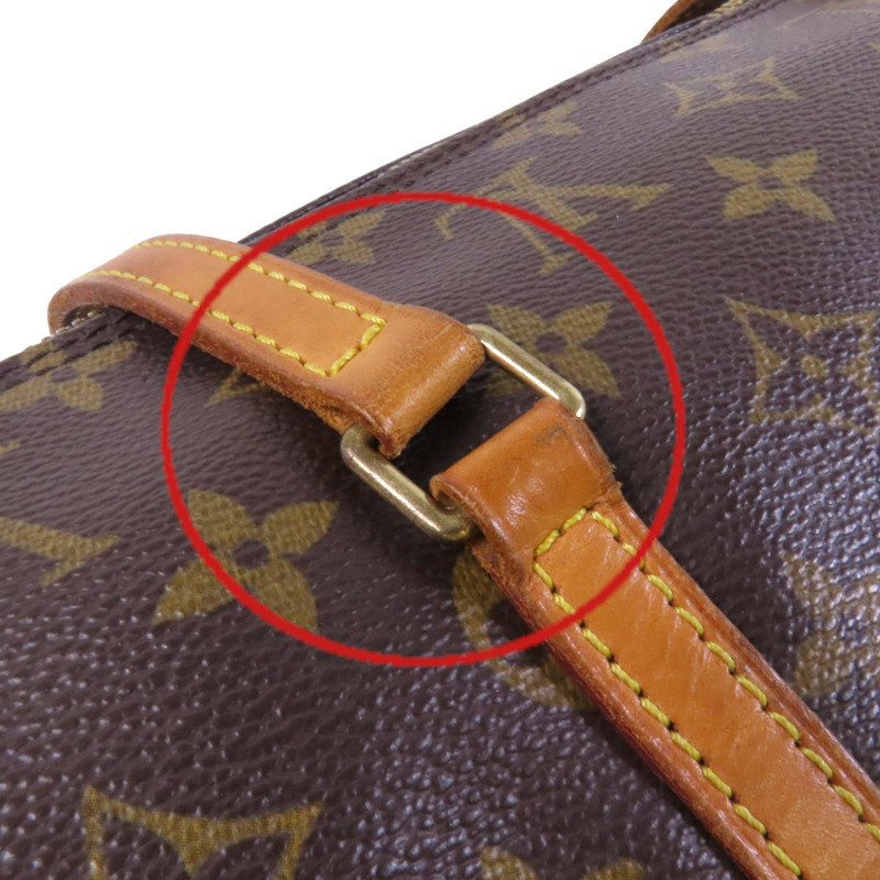 LOUIS VUITTON Monogram Papillon GM金扣手挽袋-13