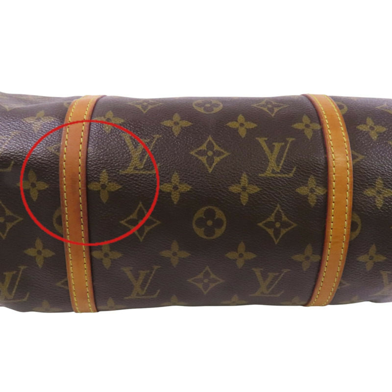 LOUIS VUITTON Monogram Papillon GM金扣手挽袋-15