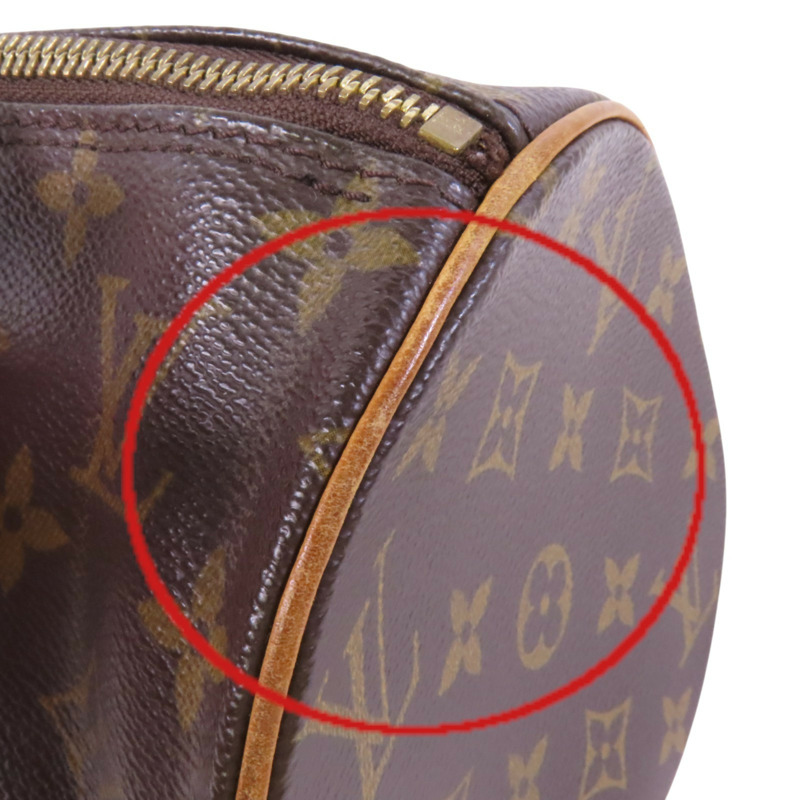 LOUIS VUITTON Monogram Papillon GM金扣手挽袋-19