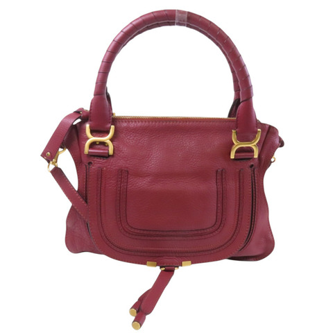 Chloe 牛皮皮革Marcie2 Way Shoulder Bag金扣手挽肩背兩用袋
