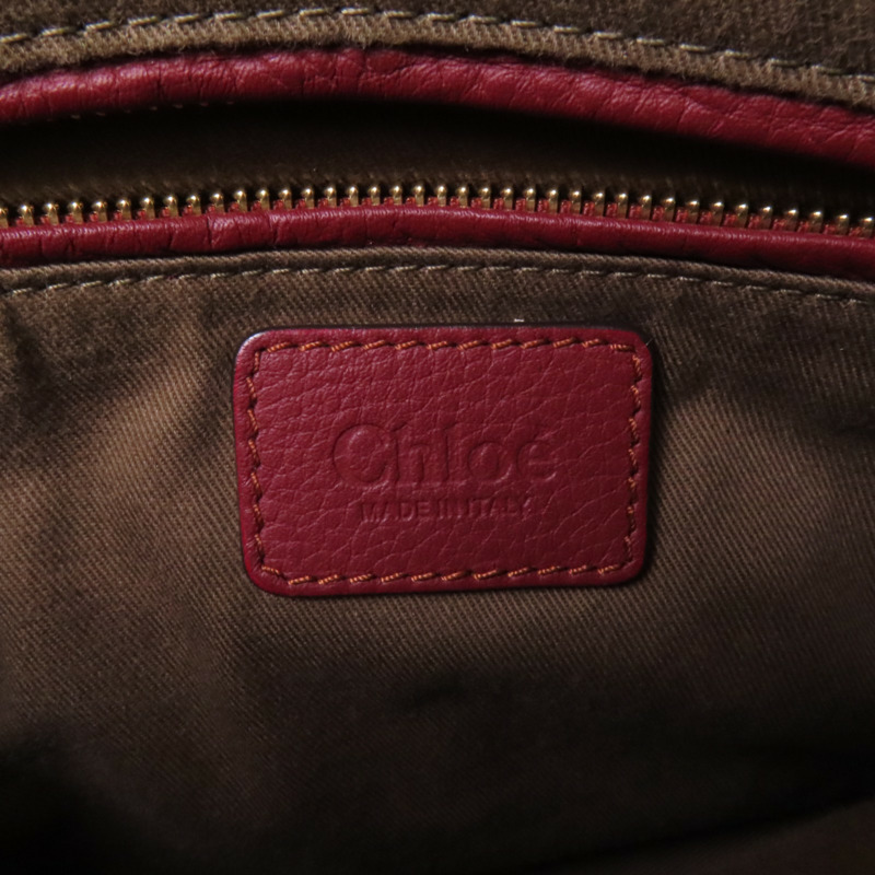 Chloe 牛皮皮革Marcie2 Way Shoulder Bag金扣手挽肩背兩用袋-6