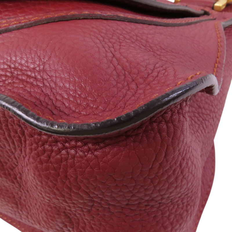 Chloe 牛皮皮革Marcie2 Way Shoulder Bag金扣手挽肩背兩用袋-11