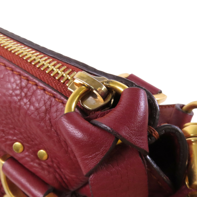 Chloe 牛皮皮革Marcie2 Way Shoulder Bag金扣手挽肩背兩用袋-15