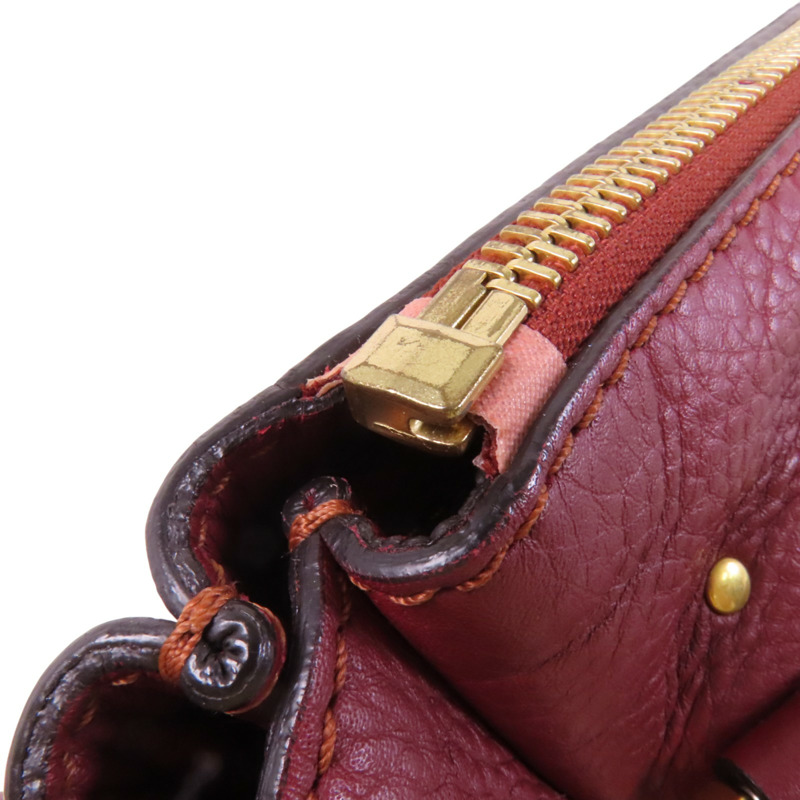 Chloe 牛皮皮革Marcie2 Way Shoulder Bag金扣手挽肩背兩用袋-16