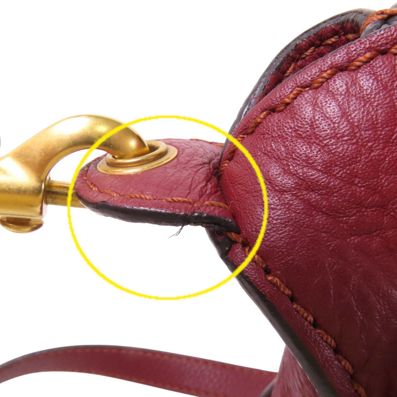 Chloe 牛皮皮革Marcie2 Way Shoulder Bag金扣手挽肩背兩用袋-17