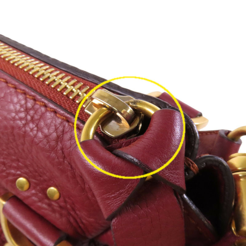 Chloe 牛皮皮革Marcie2 Way Shoulder Bag金扣手挽肩背兩用袋-18