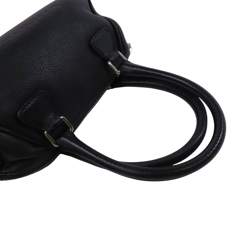CHANEL 牛皮皮革Hand Bag銀扣手挽袋-7