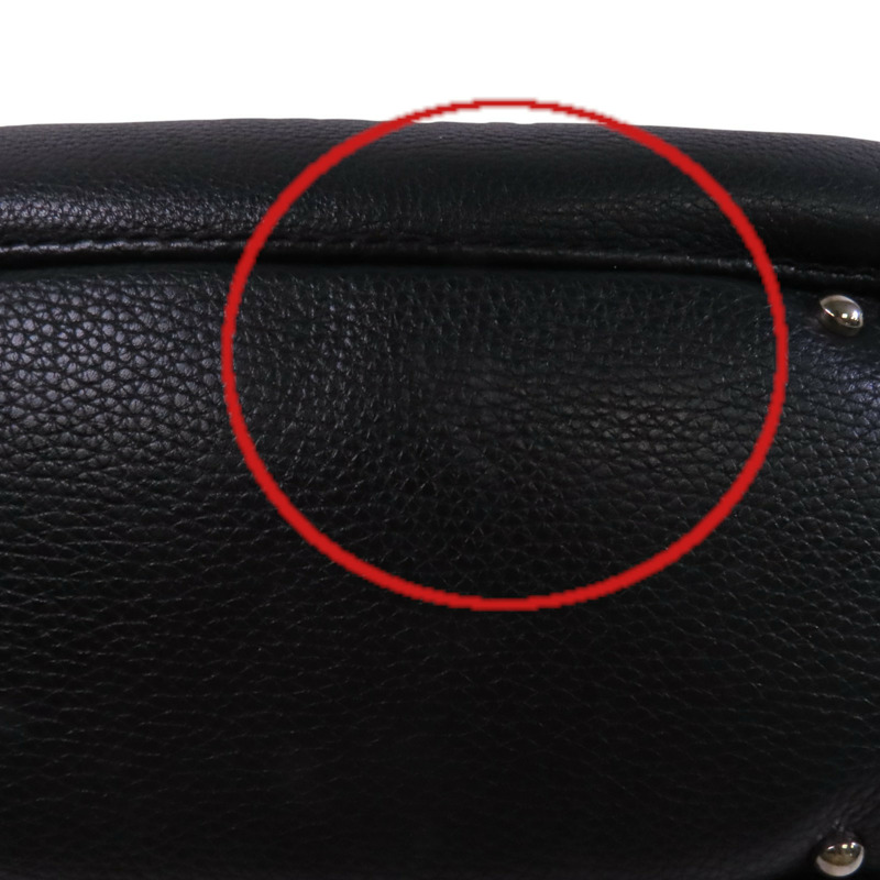 CHANEL 牛皮皮革Hand Bag銀扣手挽袋-14