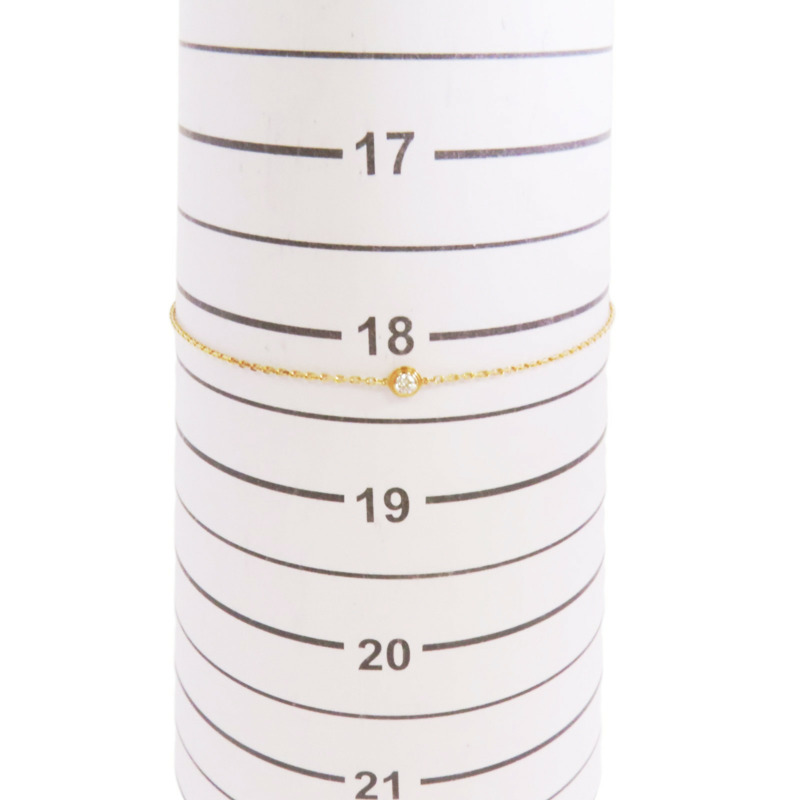 CARTIER 18K玫瑰金Diamond Bracelet鑽石金扣項鏈-8