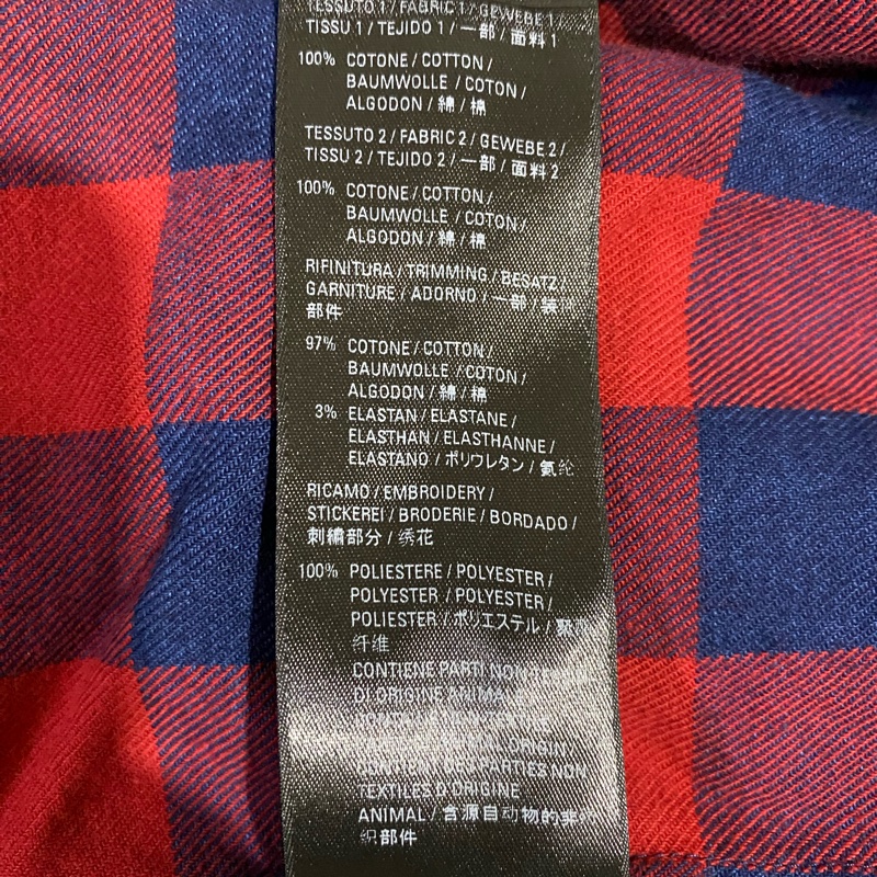 BALENCIAGA格紋拼接襯衫-6