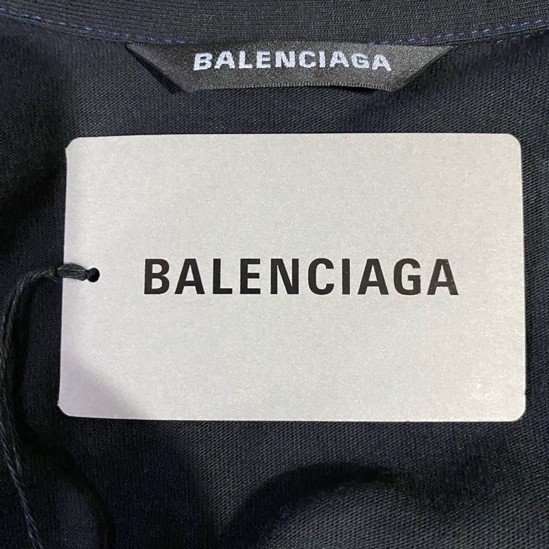 BALENCIAGA格紋拼接襯衫-8