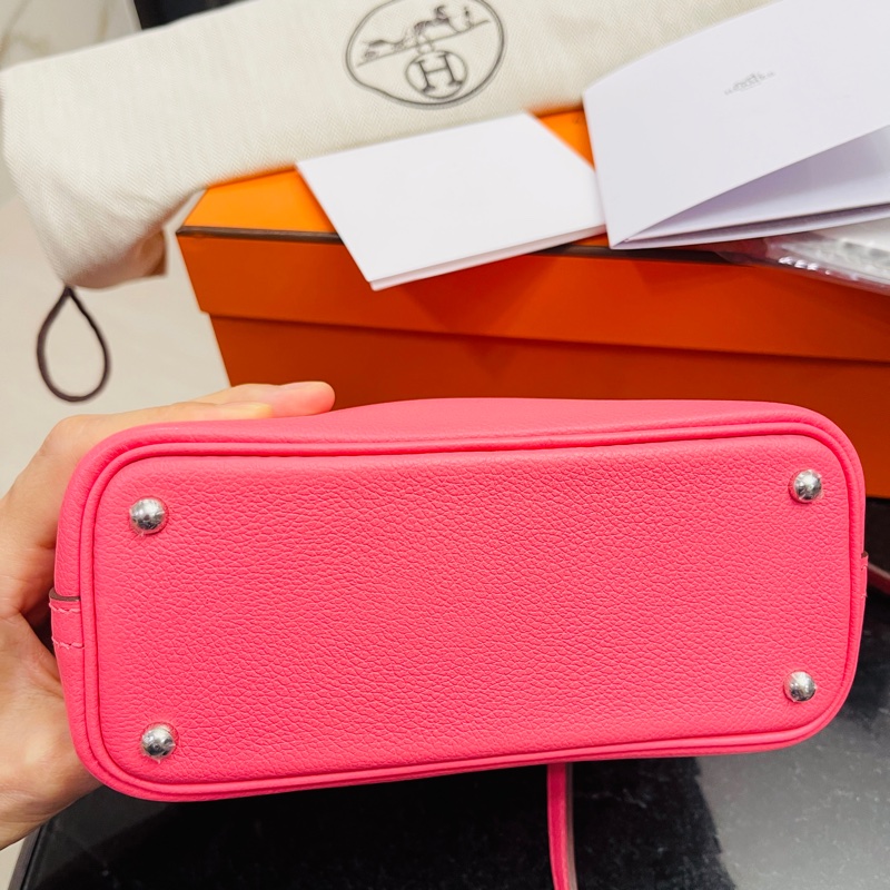 Hermes愛馬仕 mini bolide 杜鵑粉8w B刻-12
