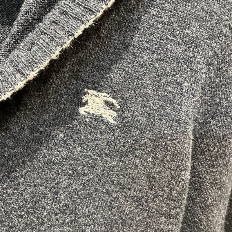 【美收精品】BURBERRY 灰白色連帽上衣 4-182【隔月月中將轉賣至日本 上架期限30天】-5