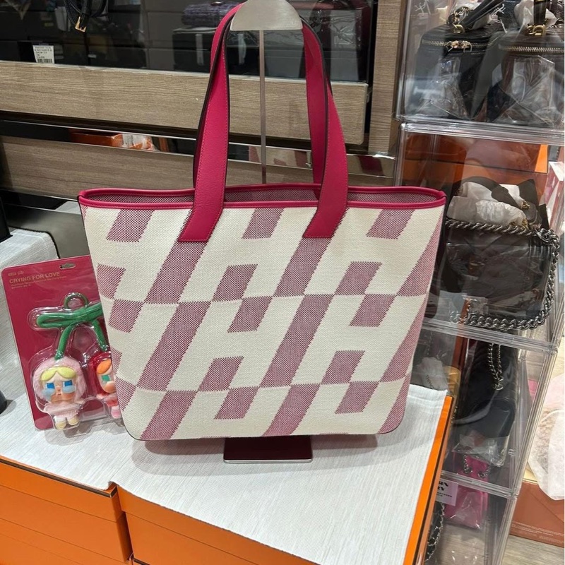 Hermes CABAS H EN BIAIS 40 BAG-2