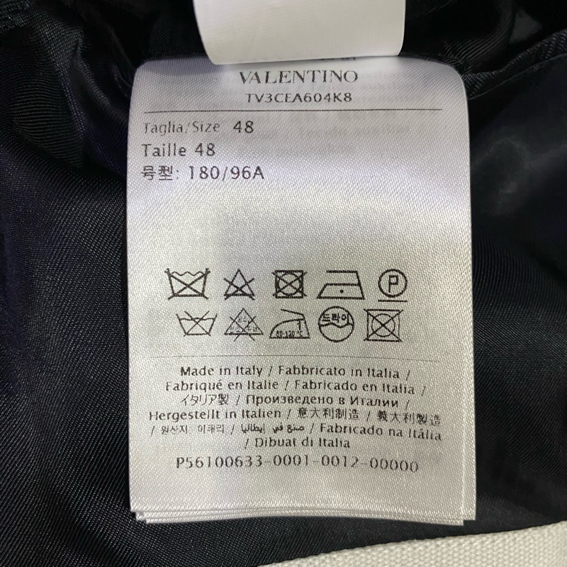 VALENTINO 黑色袖口飾卯釘西裝外套-4