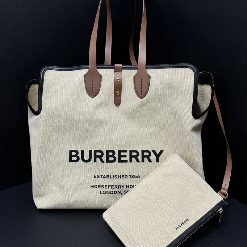 (全新品🆕) Burberry 巴寶莉 大號托特包 專櫃75000!-4
